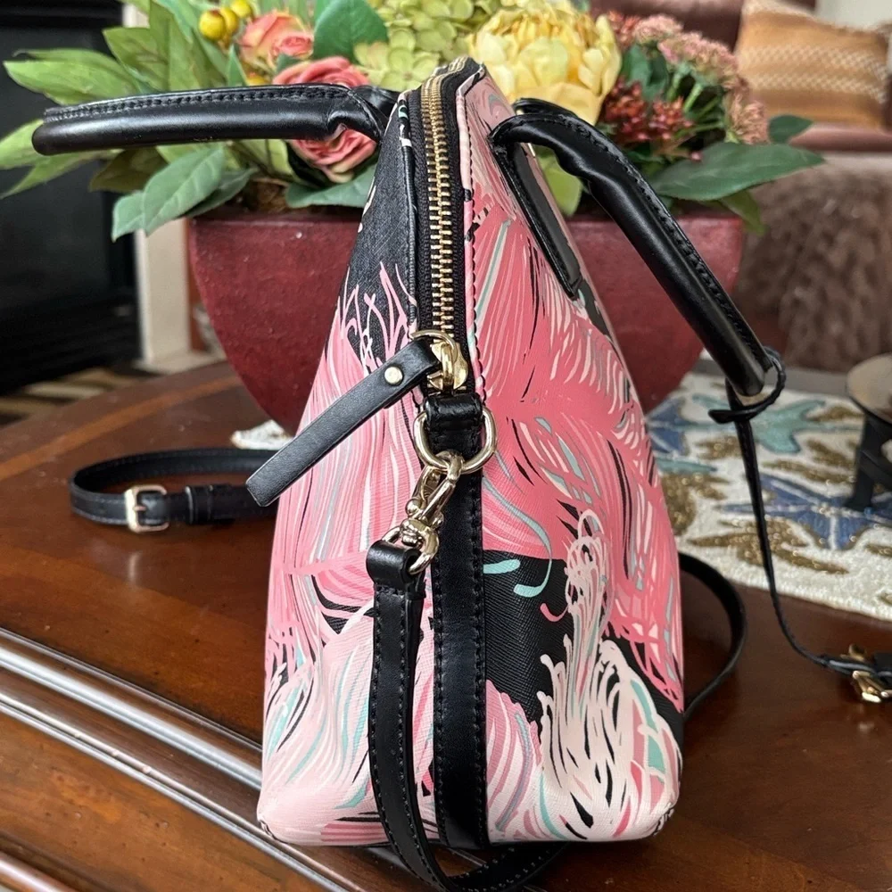 Kate Spade Brightwater Drive Small Rachelle Handbag Tropical Crossbody Purse